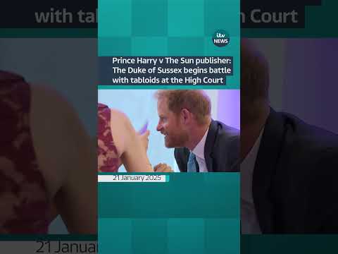 Prince Harry is suing The Sun newspaper over claims his privacy was unlawfully breached