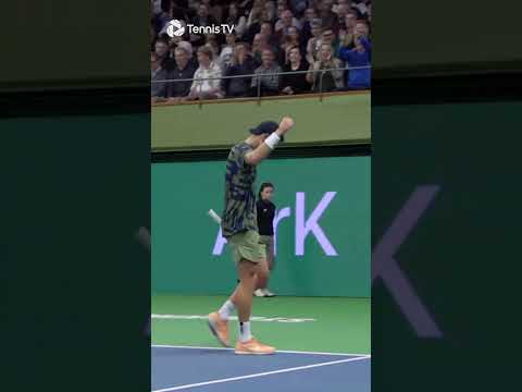 Rune Drops Racket But Wins The Point!