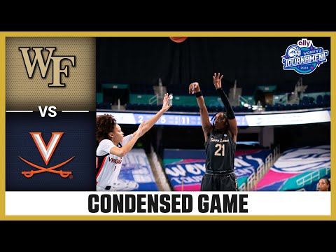 Wake Forest vs. Virginia Condensed Game | 2024 Ally ACC Women’s Basketball Tournament