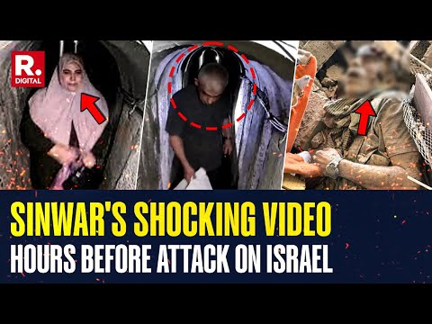 Shocking New Footage Shows Yahya Sinwar in Gaza Tunnels Hours Before Oct 7 Attack on Israel