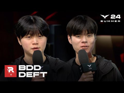 Bdd, Deft 인터뷰 | DRX vs. KT | 07.19 | 2024 LCK 서머 스플릿