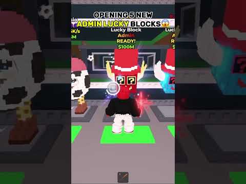 NEW ADMIN LUCKY BLOCKS😱 #roblox #shorts #stealabrainrot