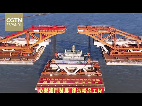 Se completa la construcción del cuarto puente marítimo de la RAE de Macao