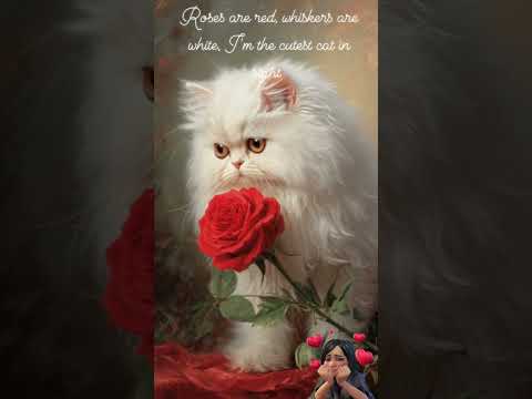 Roses are red, whiskers are white, I’m the cute #cats #catblogger #kitty #tabby #mainecoon#cutekitty