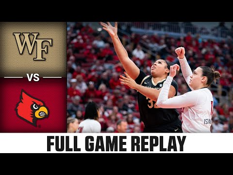 Wake Forest Vs Louisville Full Game Replay 2023 24 ACC Womens