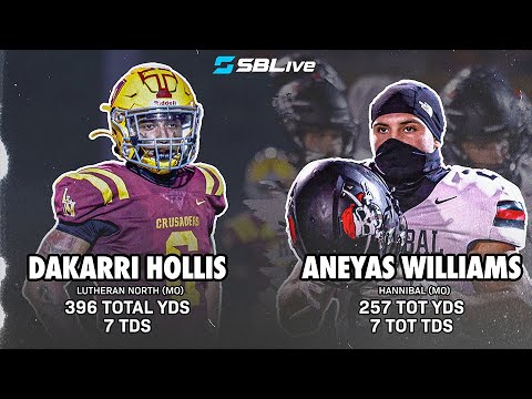 ANEYAS WILLIAMS AND DAKARRI HOLLIS GET IN 7-TD HEAVYWEIGHT BATTLE IN PLAYOFF MATCHUP 🏈