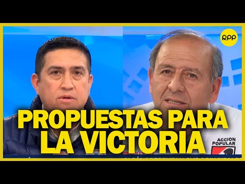 ELECCIONES MUNICIPALES 2022: Harry Castro y Crisanto Abregú exponen propuestas para La Victoria