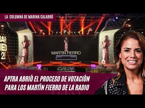 APTRA abrió el proceso de votación para los Martín Fierro de la Radio: la columna de Marina Calabró
