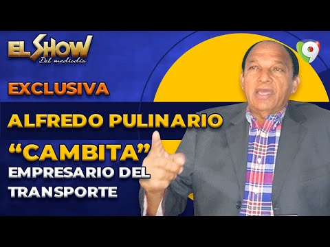 Polémica entrevista con Alfredo Pulinario “Cambita” en El Show del Mediodía