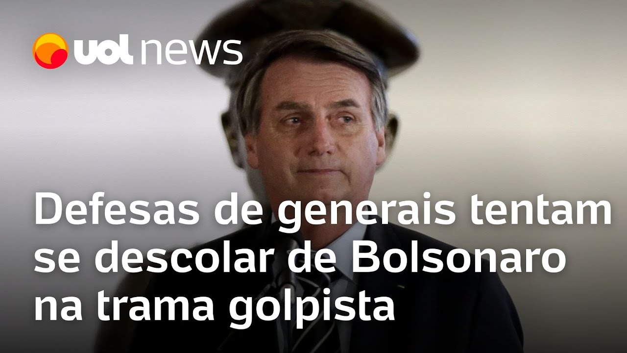 Defesas de generais tentam se descolar de Bolsonaro em julgamento da trama golpista no STF
