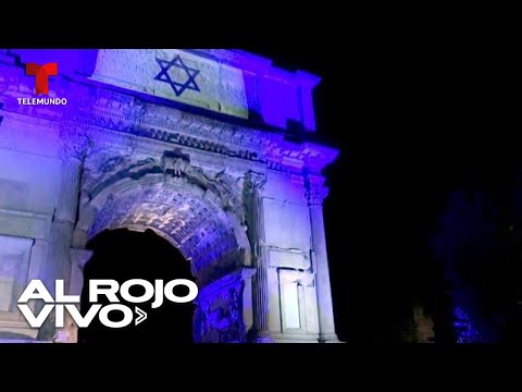 EN VIVO: Multitud se reúne en Roma para mostrar solidaridad con Israel | Al Rojo Vivo | Telemundo