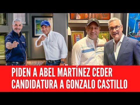 PIDEN A ABEL MARTÍNEZ CEDER CANDIDATURA A GONZALO CASTILLO