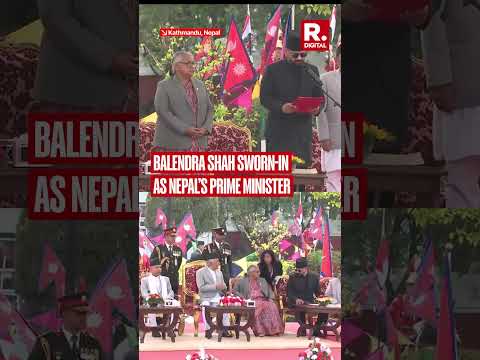 Balendra Shah Sworn in as Nepal’s Prime Minister