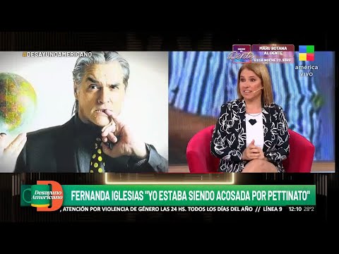 Repercusiones por las declaraciones de Fernanda Iglesias contra Roberto Pettinato