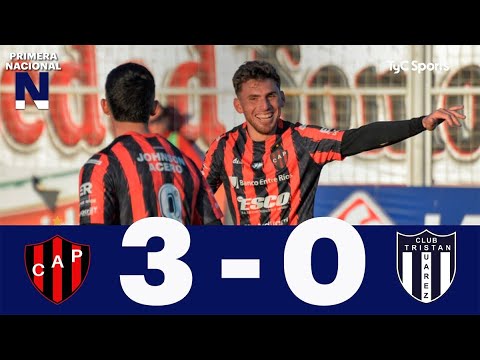 Patronato 3-0 Tristán Suárez | Primera Nacional | Fecha 22 (Zona A)