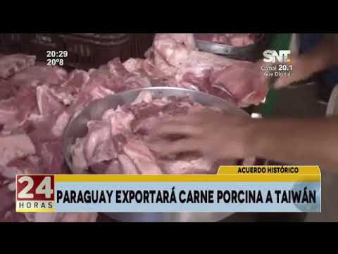 Paraguay exportará carne porcina a Taiwán