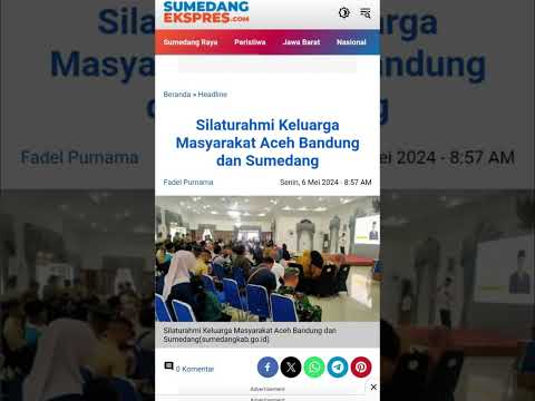 Silaturahmi Keluarga Masyarakat Aceh Bandung dan Sumedang