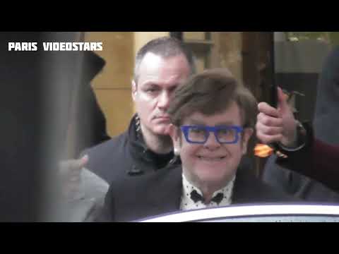 Elton John @ Paris Fashion Week 29 january 2025 show Valentino