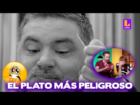 Javier Masías casi se atraganta con espina en plato de Denisse Dibos y Marco Zunino | El Gran Chef