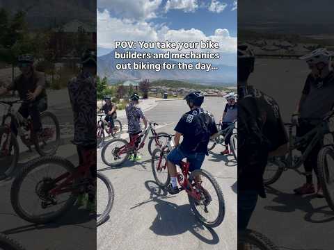 When You Take The Production Team Out Mountain Biking For The Day…