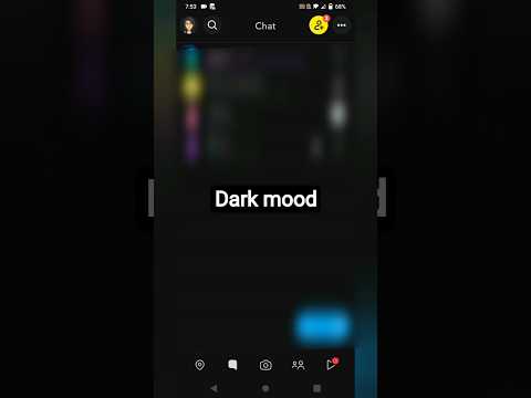 how to Darkmood on Snapchat #darkmood #snapchat #foryourpage #trendingshorts