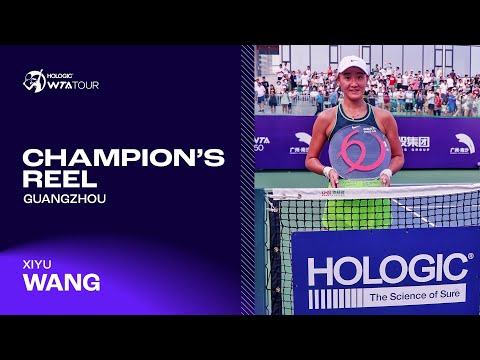 Wang Xiyu wins her maiden WTA title on home soil 🏆 Her BEST points from Guangzhou!