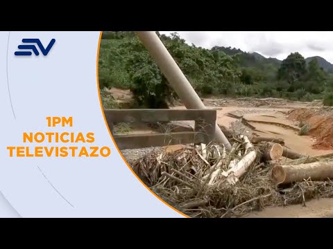 10 mil habitantes sin agua tras daños en planta de captación en Balsas | Televistazo | Ecuavisa