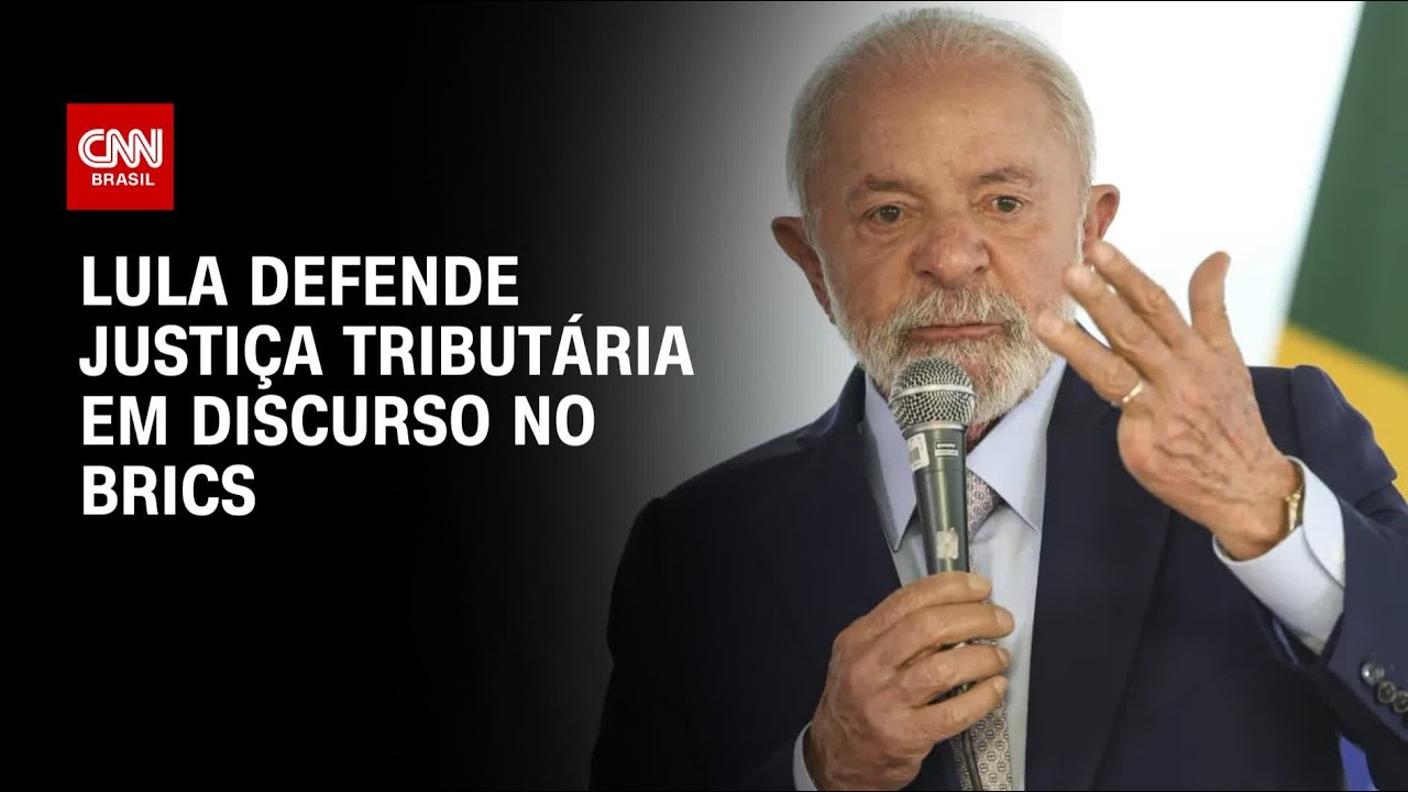 Brics Lula cobra justiça tributária em discurso | AGORA CNN