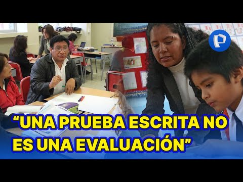 Álex Paredes sorbe ley que repone a docentes cesados: “Una prueba escrita no es una evaluación”