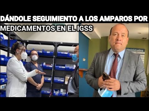 CRISTIAN ALVAREZ DÁNDOLE SEGUIMIENTO A LOS AMPAROS POR MEDICAMENTOS EN EL IGSS, GUATEMALA.