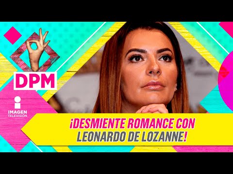 Cecilia Galliano SE DEFIENDE de los rumores sobre romance con Leonardo De Lozanne