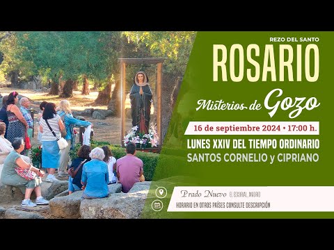 SANTO ROSARIO de hoy Lunes (Misterios Gozosos) en DIRECTO desde PRADO NUEVO a las 17:00 h.