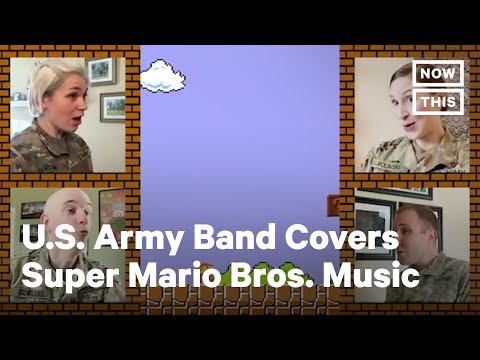 U.S. Army Field Band Covers Super Mario Bros. Music | NowThis