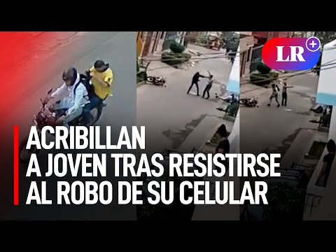 Joven de 22 años falleció acribillado tras resistirse al robo de su celular en el Callao | #LR