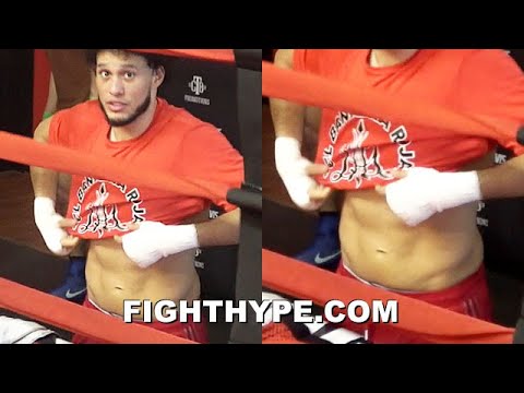 DAVID BENAVIDEZ RIPPED PHYSIQUE SNEAK PEEK; WARNS “BULLY” PLANT IN BEST SHAPE EVER WITH SIX-PACK ABS