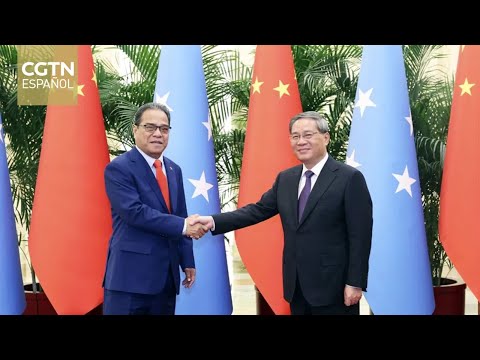 El primer ministro chino se reúne con el presidente de Micronesia
