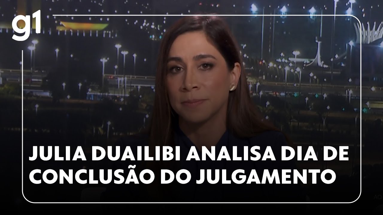 Jornal da Globo: Julia Duailibi analisa dia de conclusão do julgamento da trama golpista
