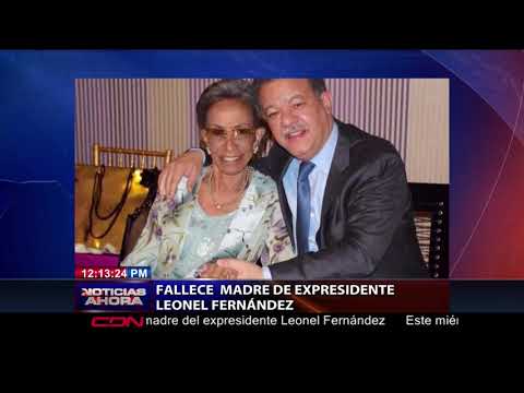 Fallece madre del ex presidente Leonel Fernández