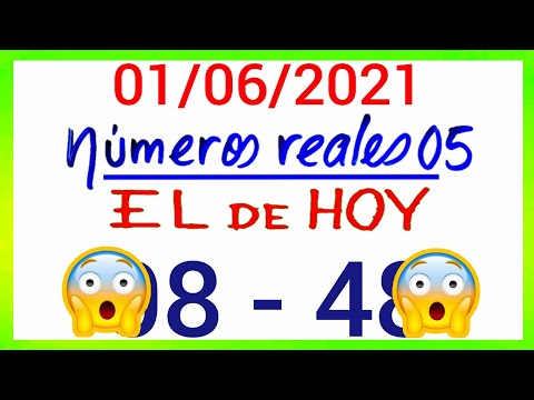 NÚMEROS PARA HOY 01/06/21 DE JUNIO PARA TODAS LAS LOTERÍAS....!! Números reales 05 para hoy.....!!