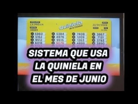 SISTEMA QUE USA LA QUINIELA