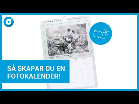 DIY - så enkelt skapar du en personlig kalender med foto!