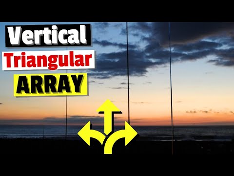 The Triangular Vertical Ham Radio Array