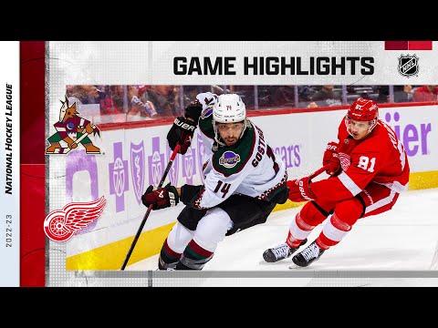 Coyotes @ Red Wings 11/25 | NHL Highlights 2022
