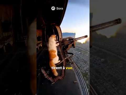 Les chats ont pris le pouvoir #chat #sora #actu #ia