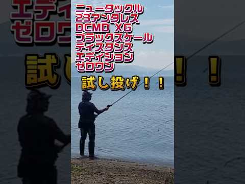 ニュータックルの試し投げ!!#琵琶湖バス釣り #ヘビキャロ#short
