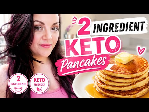 These 2-Ingredient Keto Pancakes Got Me Moaning in the Kitchen 🥵🧈 (No Sugar, All Flavor)