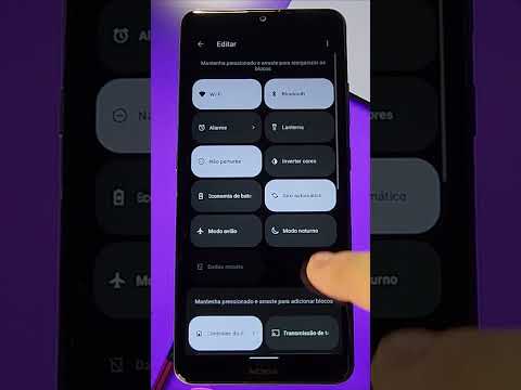 Como Ativar/Desativar a ROTAÇÃO AUTOMÁTICA da TELA no NOKIA #shorts #nokia #android #rotação