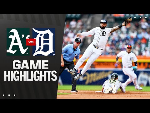 Athletics vs. Tigers Game Highlights (6/26/25) | MLB Highlights