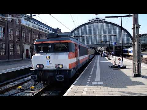 Railexperts 9901 met Rheingold vertrekt van Amsterdam Centraal
