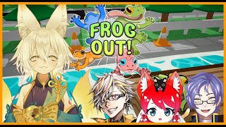 【海外コラボ】海外のお友達たちとグローバルコラボで『Frog Out!』を遊ぶよ🦊🐾